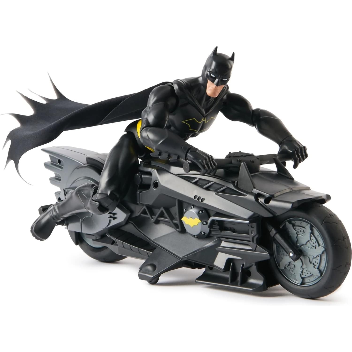 DC Batman - RC Stealth Batcycle with 12-Inch Batman Action Figure- Spin Master - Image 3