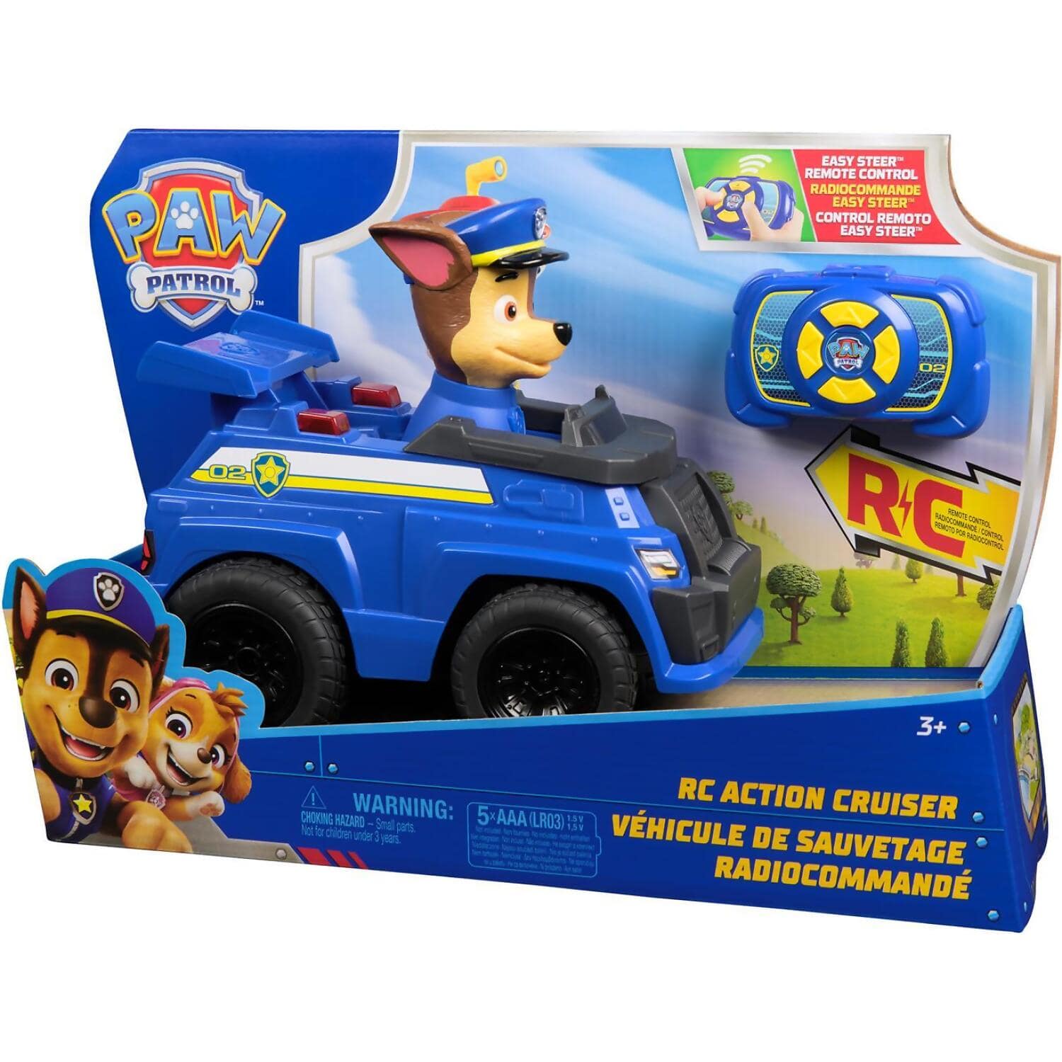 Paw Patrol - RC Action Cruiser with Chase Figure - Spin Master