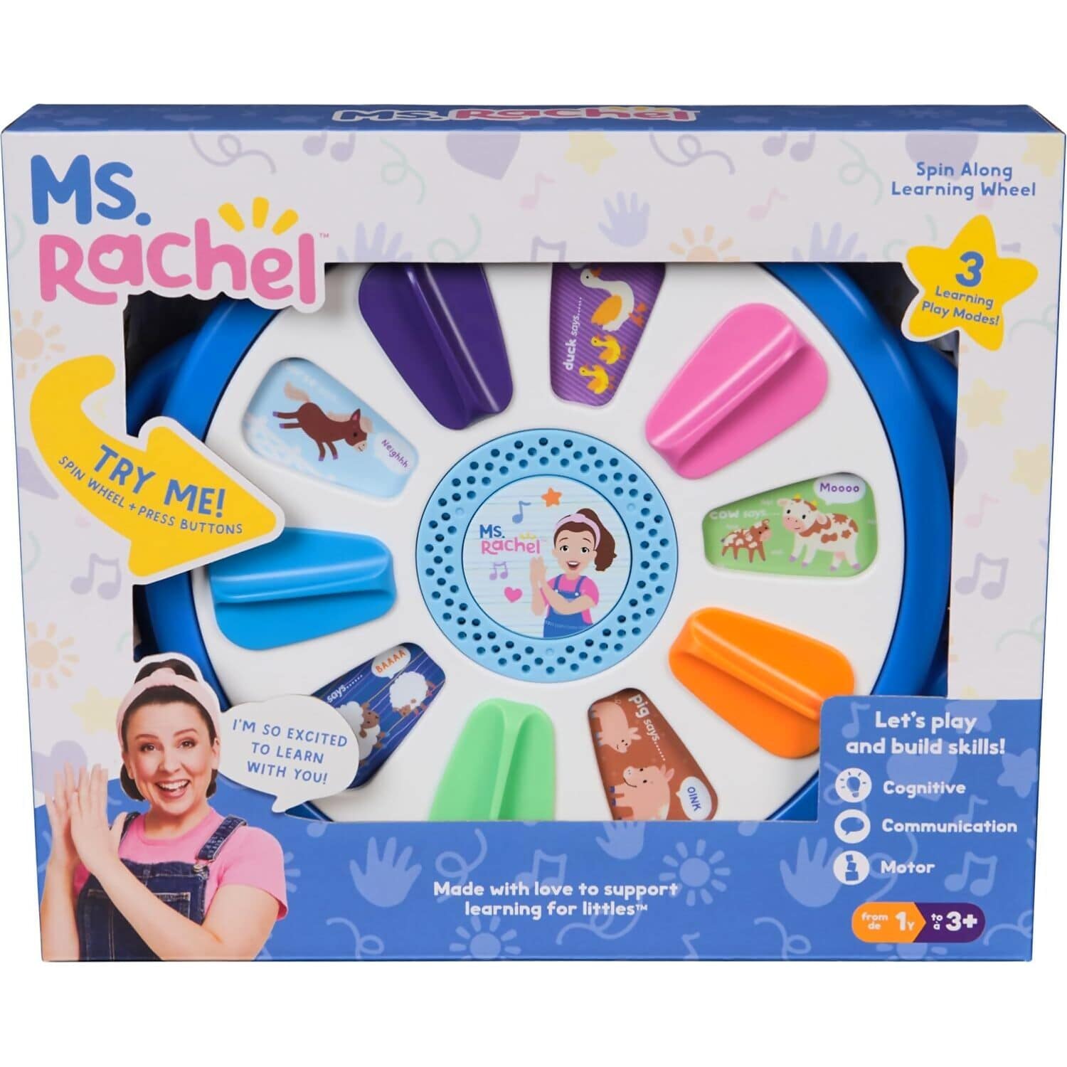Ms. Rachel - Spin & Sing Along Learning Wheel - Spin Master