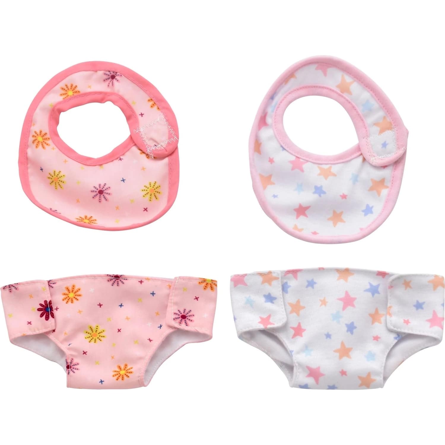 DollsWorld - Dolls Bibs & Nappies Set - Image 2