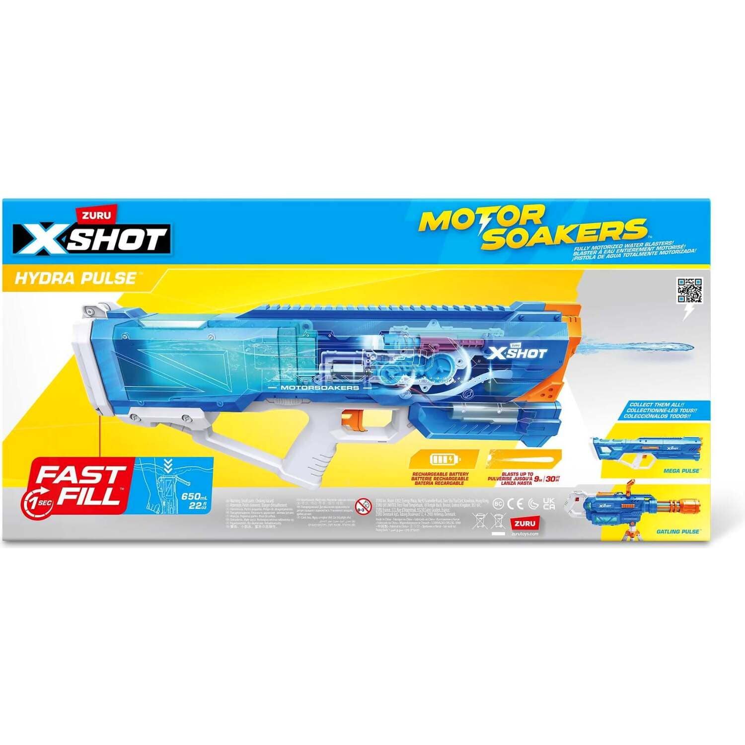 Zuru - X-Shot Motorized Fast Fill Motor Soaker - Hydra Pulse - Image 2