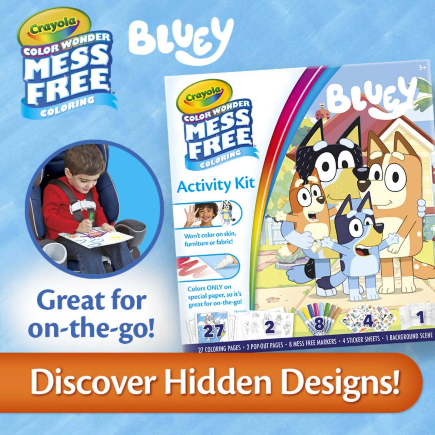 Crayola - Bluey Color Wonder Activity Kit - Image 5