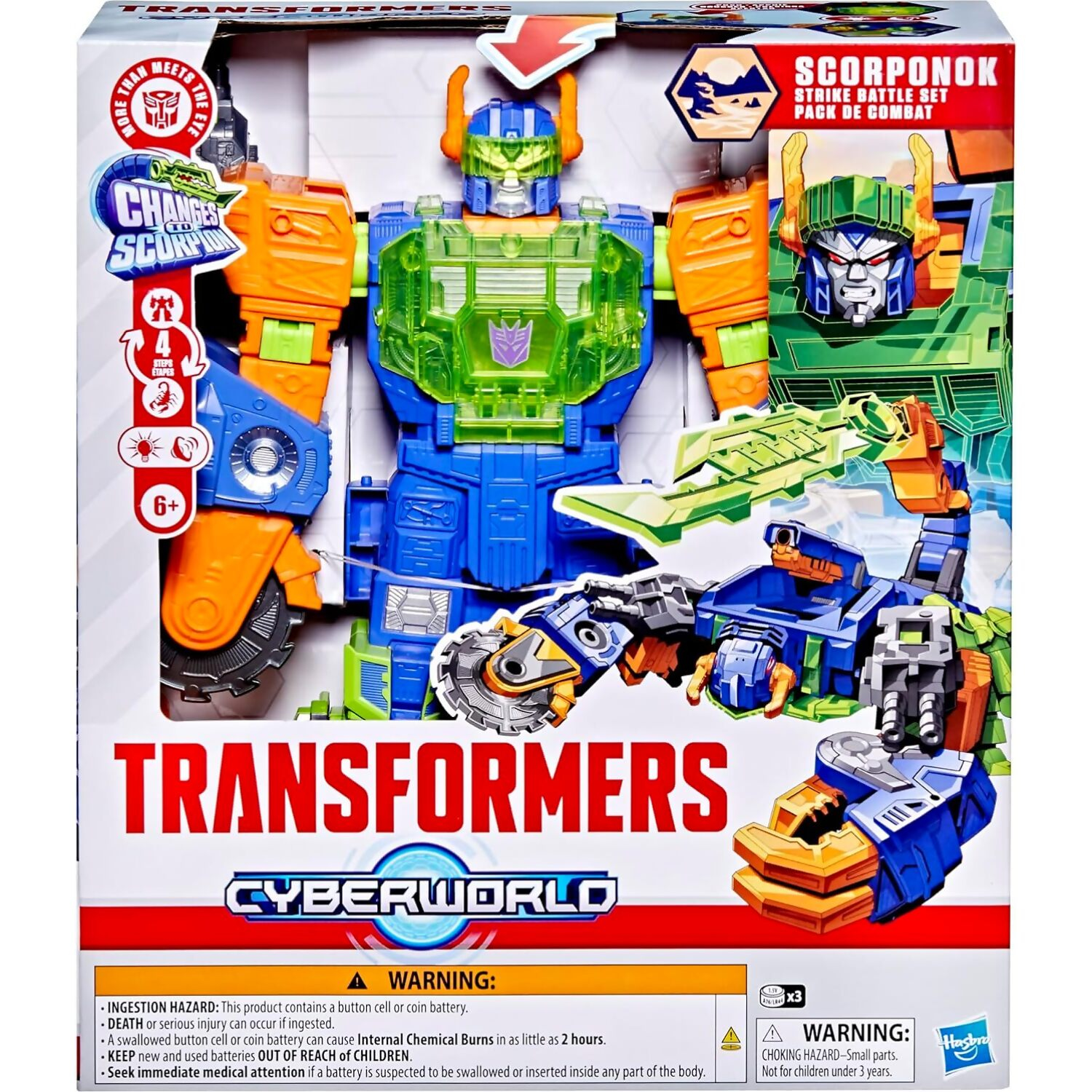 Transformers - CYBERWORLD Scorponok Strike Battle Set - Hasbro
