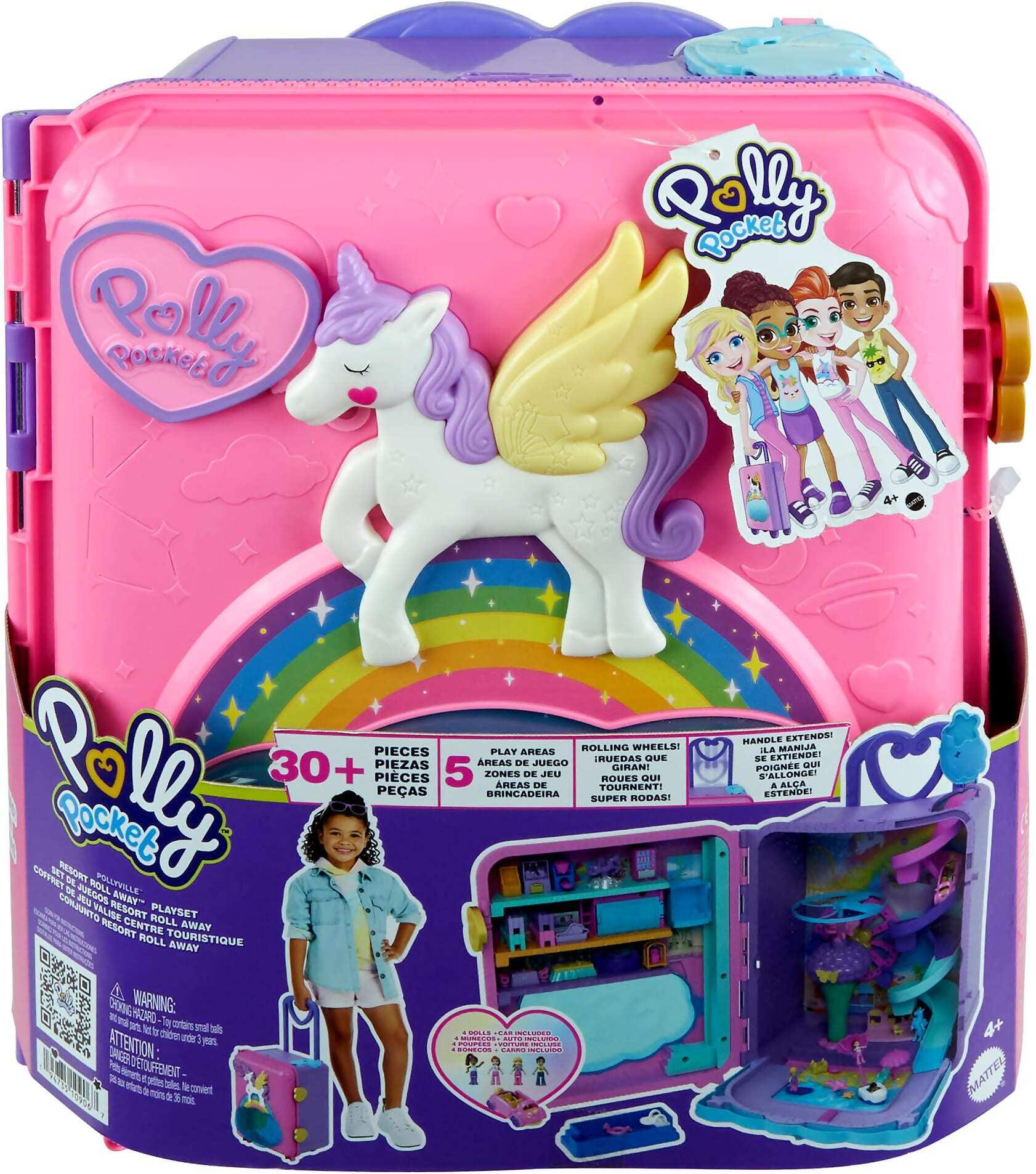 Polly Pocket - Dolls Pollyville Resort Roll Away Playset