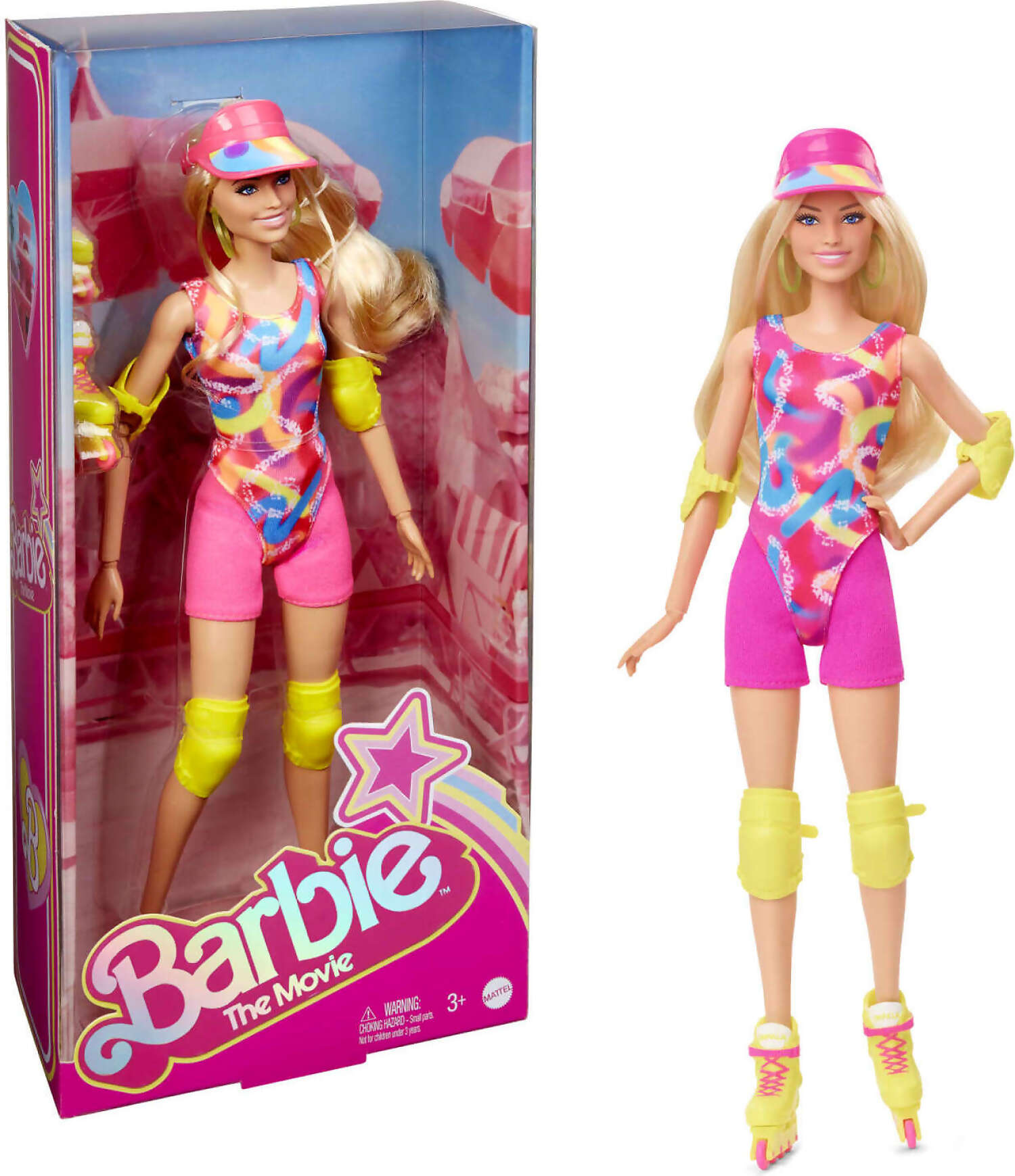 Barbie - The Movie Collectible Doll Margot Robbie As Barbie In Inline Skating Outfit - Mattel