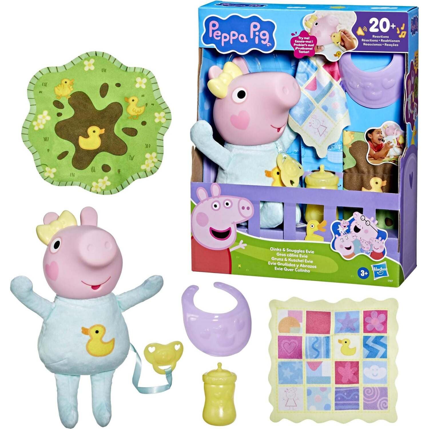 Peppa Pig - Oinks & Snuggles Evie Interactive Doll - Image 3