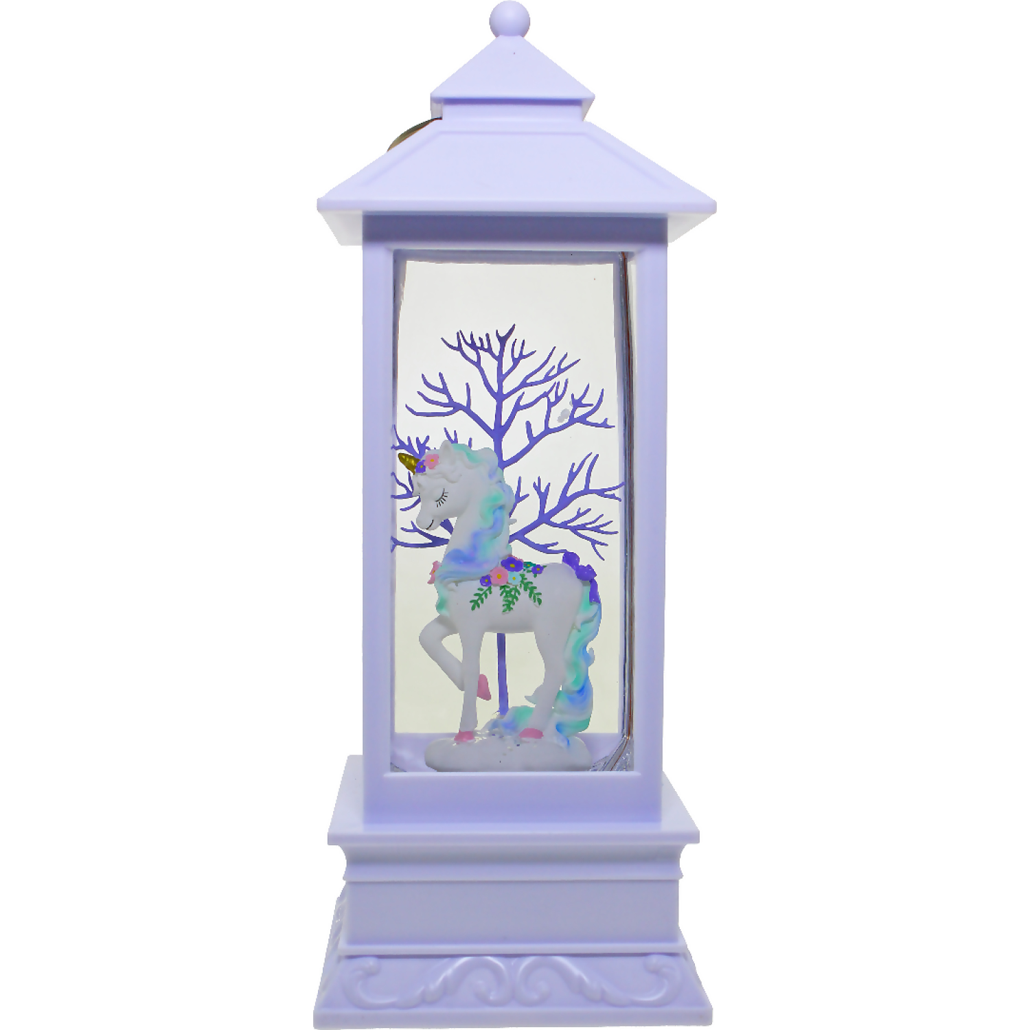 Cotton Candy - White Lantern Unicorn Purple Tree - Image 2
