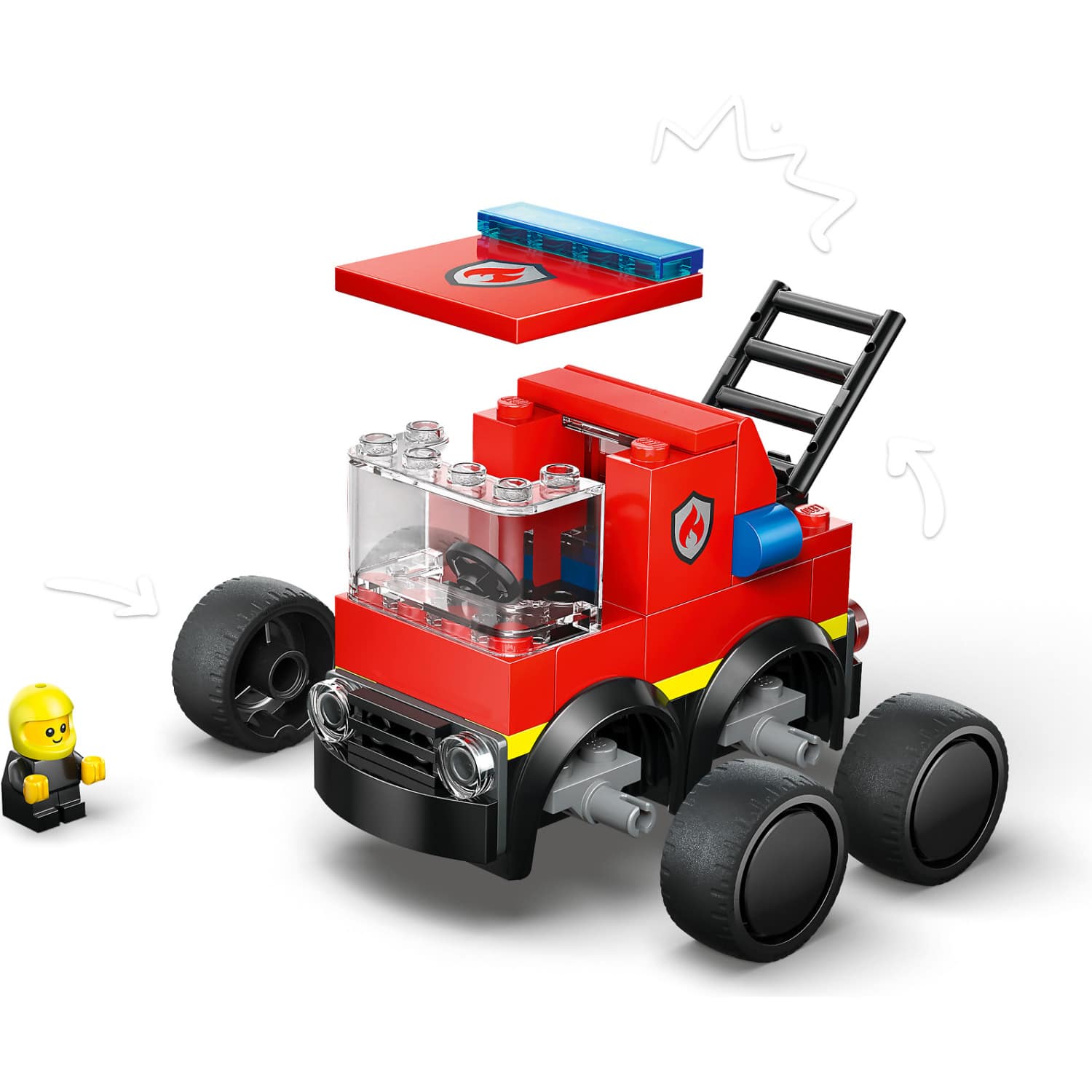 LEGO 60482 Rides - Fire Truck - City - Image 3