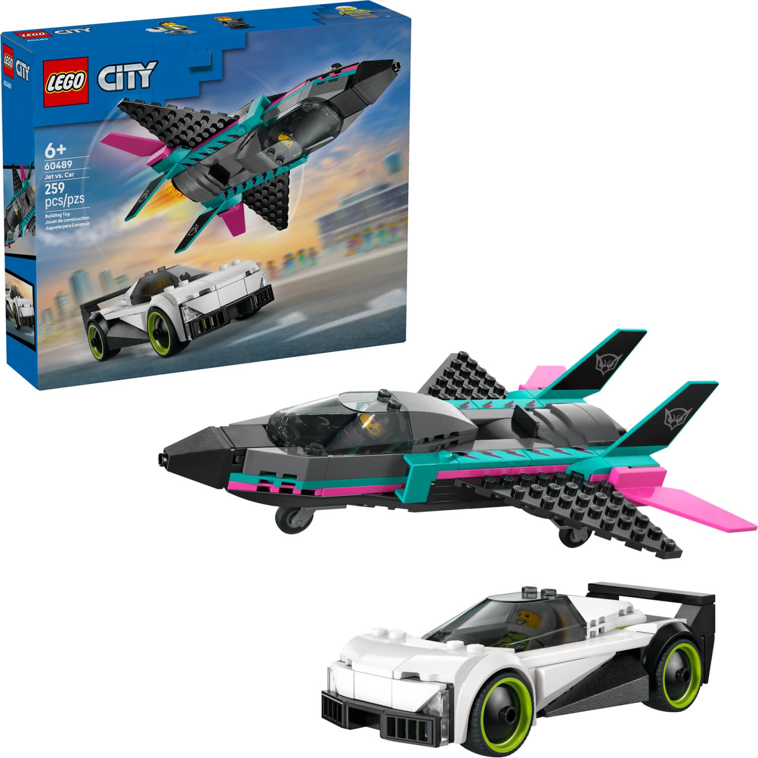 LEGO 60489 Jet vs. Car - City
