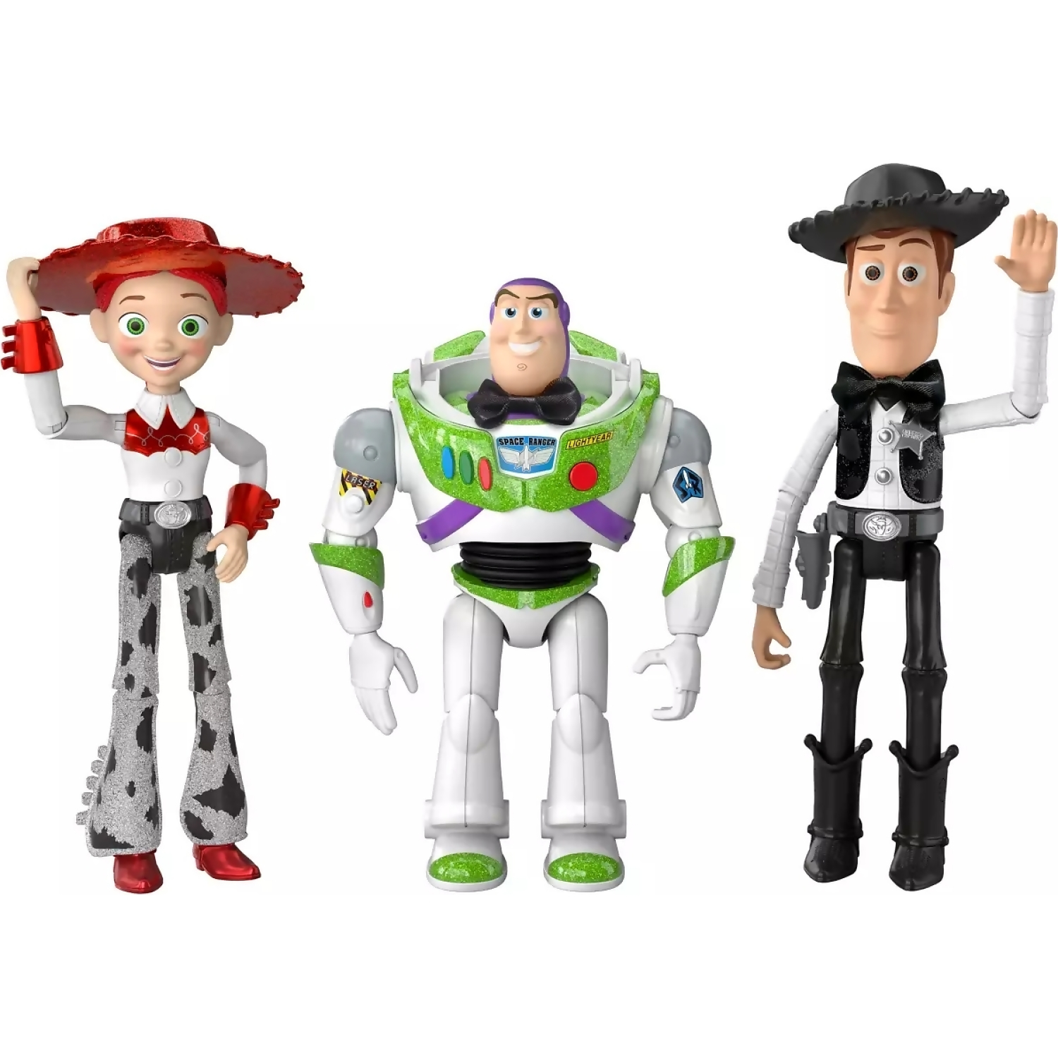 Disney Pixar - Toy Story Black Tie Action Figure 3Pk 30th Anniversary Set - Mattel