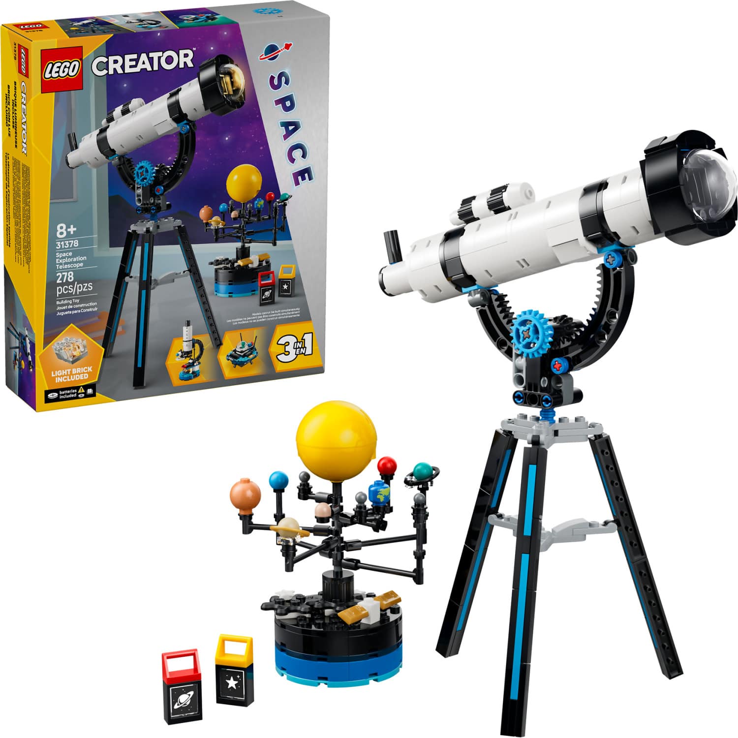 LEGO 31378 Space Exploration Telescope - Creator 3-in-1