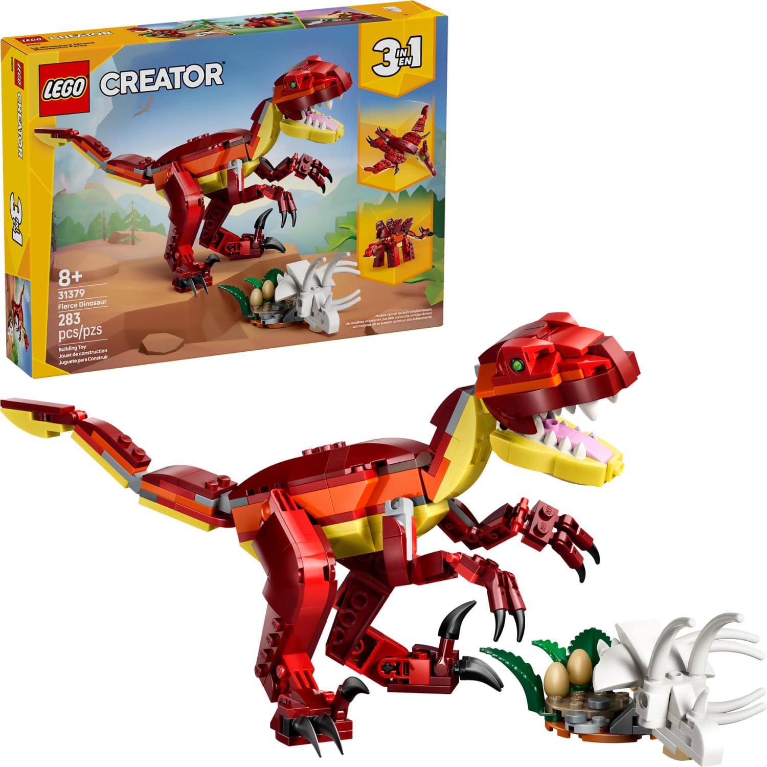 LEGO 31379 Fierce Dinosaur - Creator 3-in-1