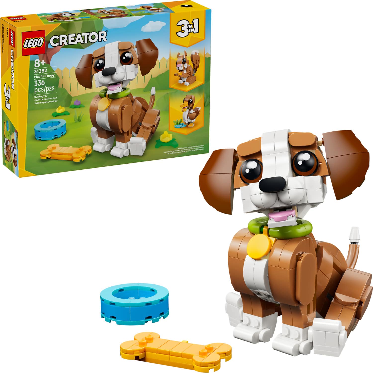 LEGO 31382 Cute Animals: Playful Puppy Dog - Creator 3-in-1