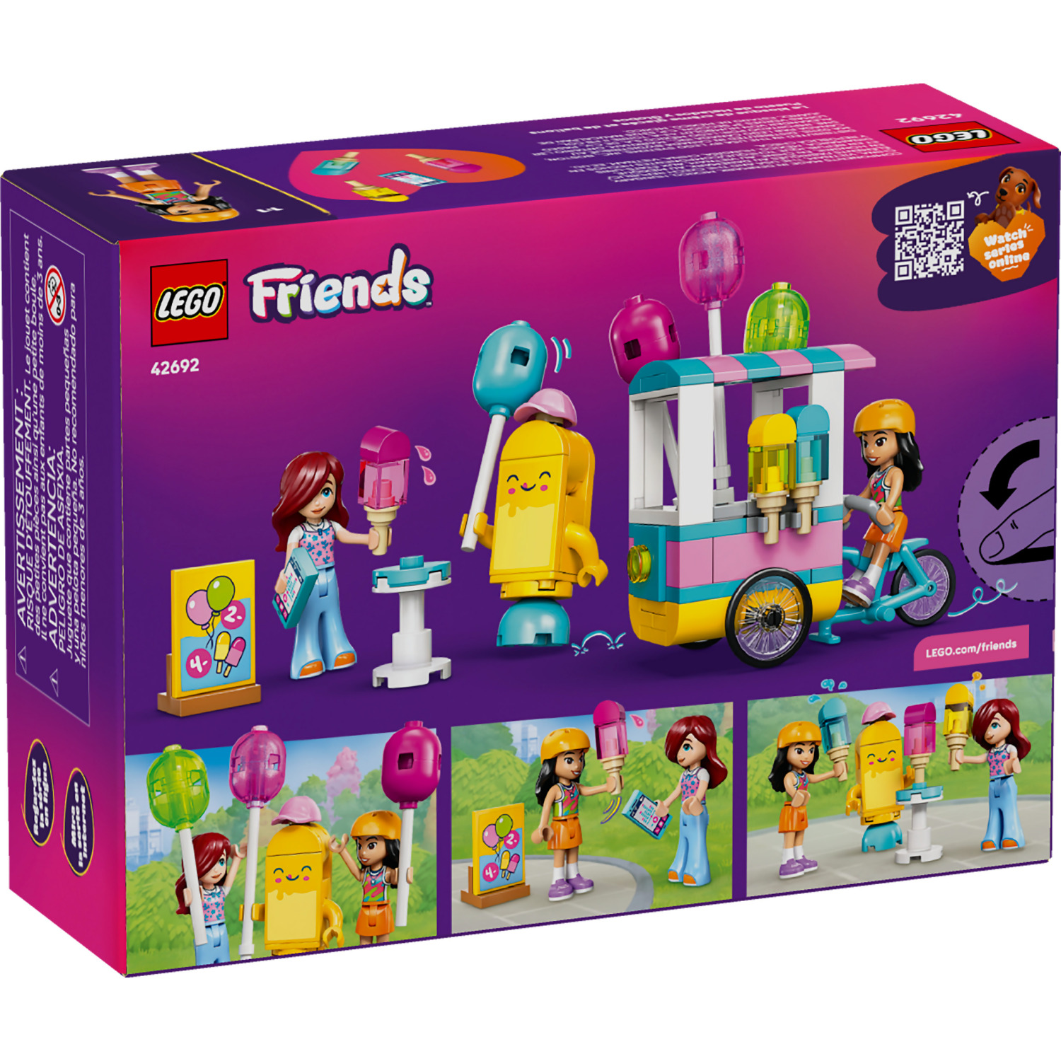 LEGO 42692 Ice Cream & Balloon Stand - Friends - Image 10