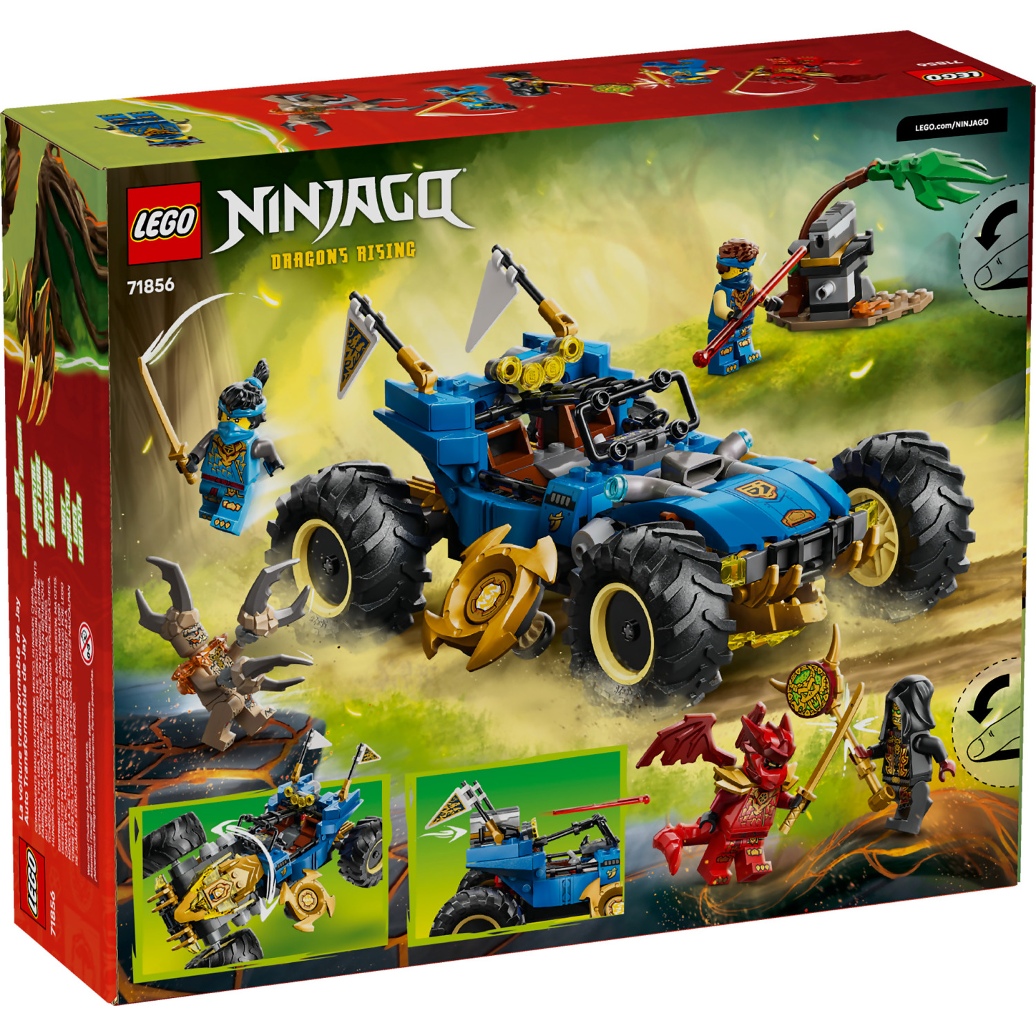 LEGO 71856 Jay's Transforming Car - Ninjago - Image 10
