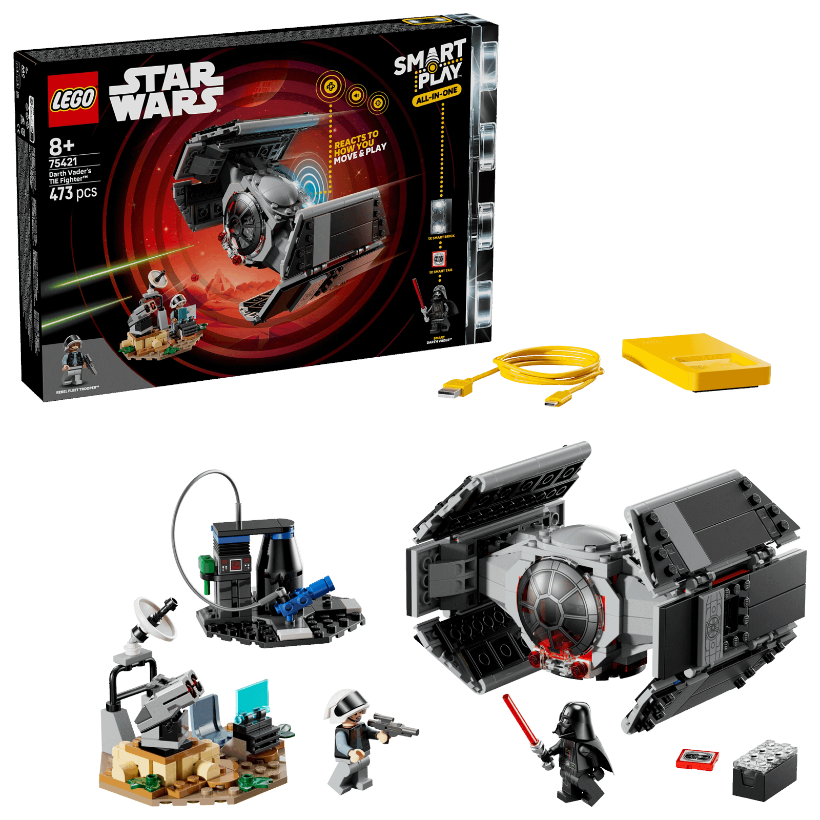 LEGO 75421 SMART Play™: Darth Vader's TIE Fighter™ - Star Wars