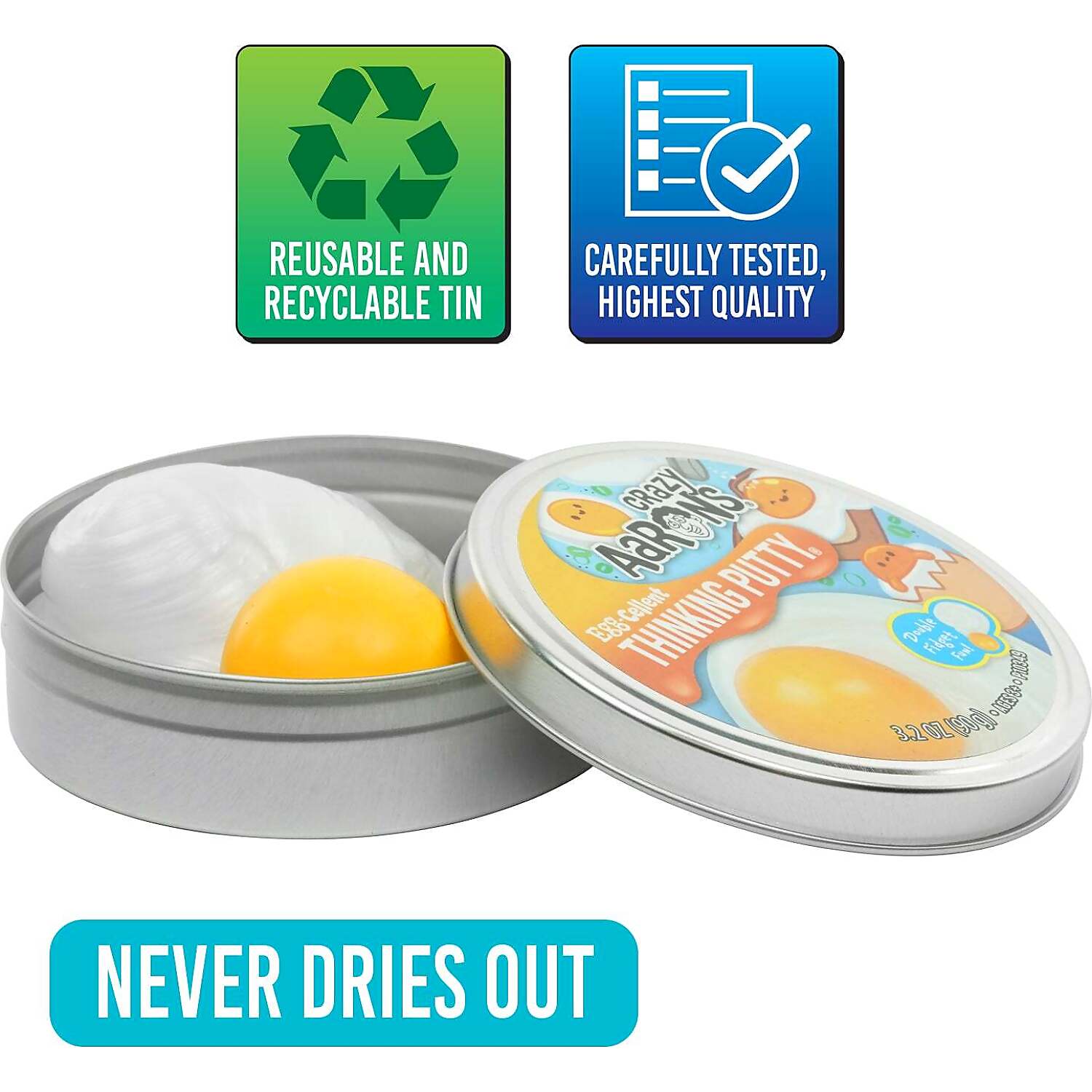 Crazy Aaron's - Egg-Cellent Thinking Putty - Image 4