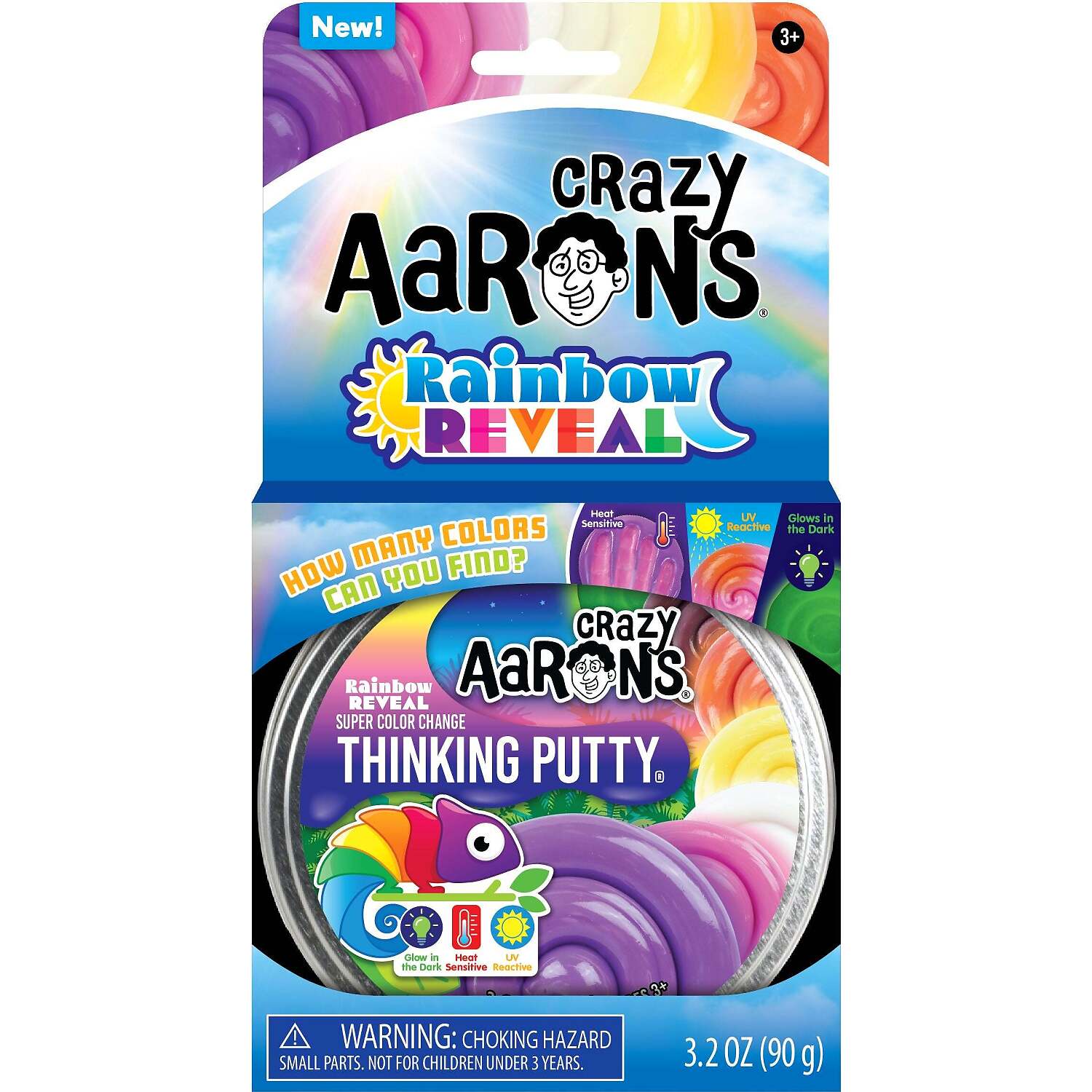 Crazy Aaron's - Rainbow Reveal Super Color Change Thinking Putty