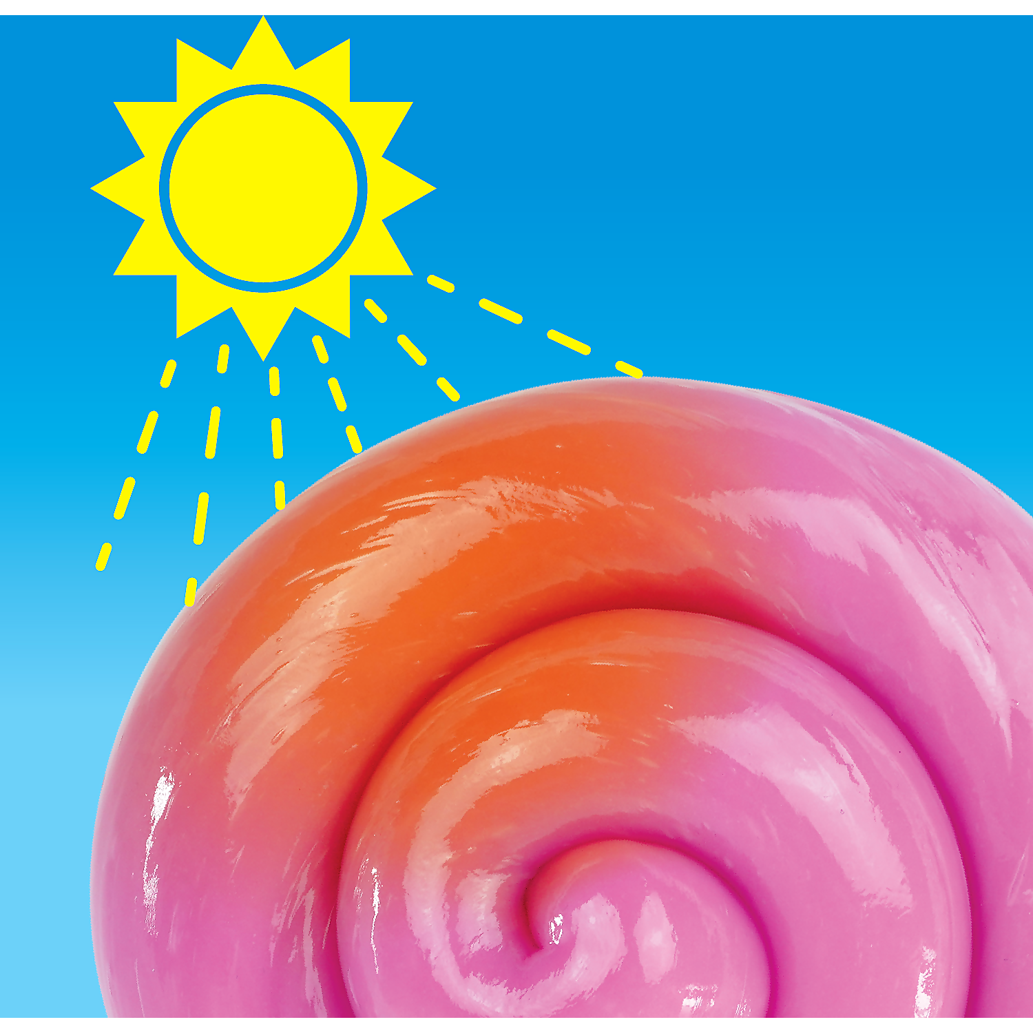 Crazy Aaron's - Rainbow Reveal Super Color Change Thinking Putty - Image 3