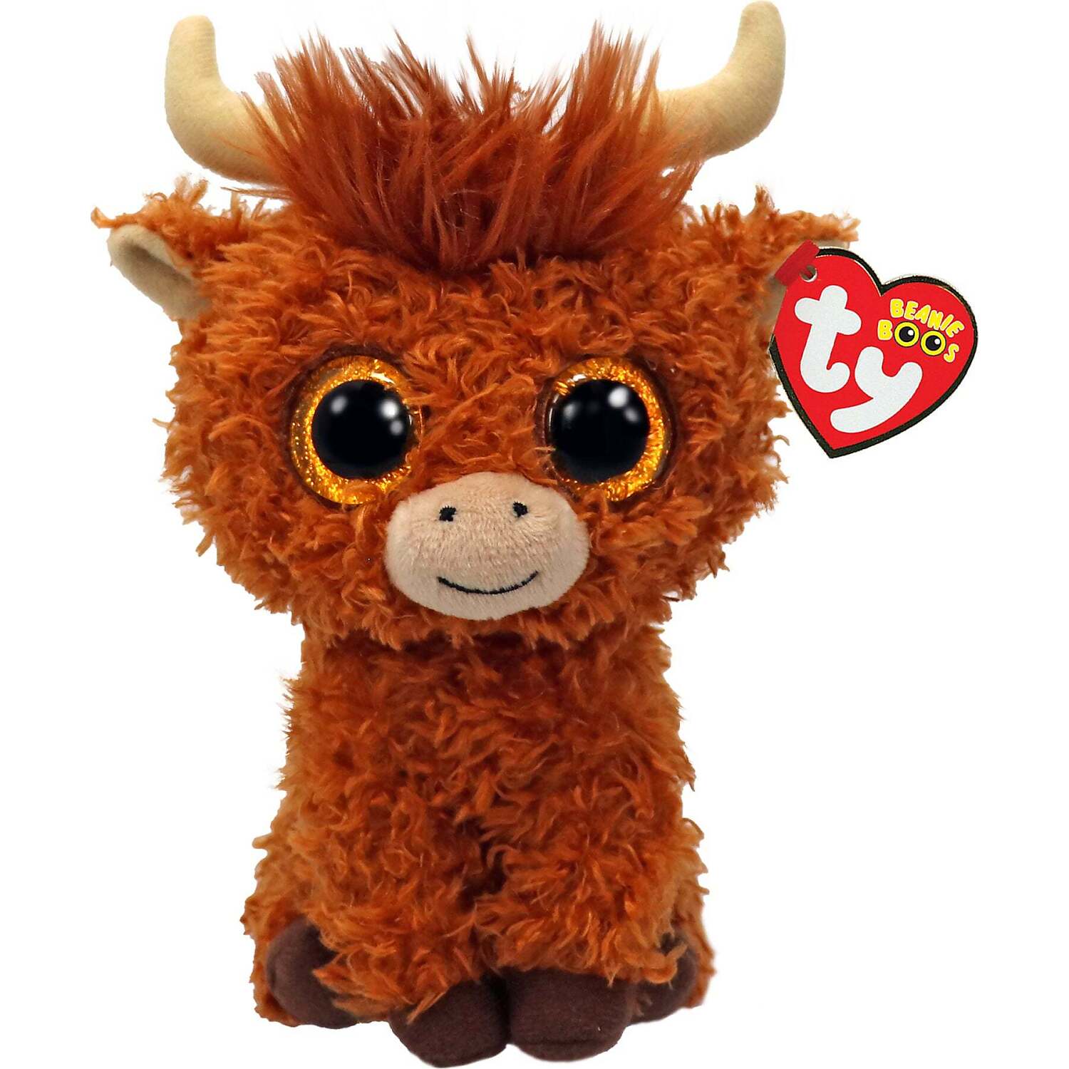 Ty Beanie Boos - Alfie Highland Cow Small 15cm Plush