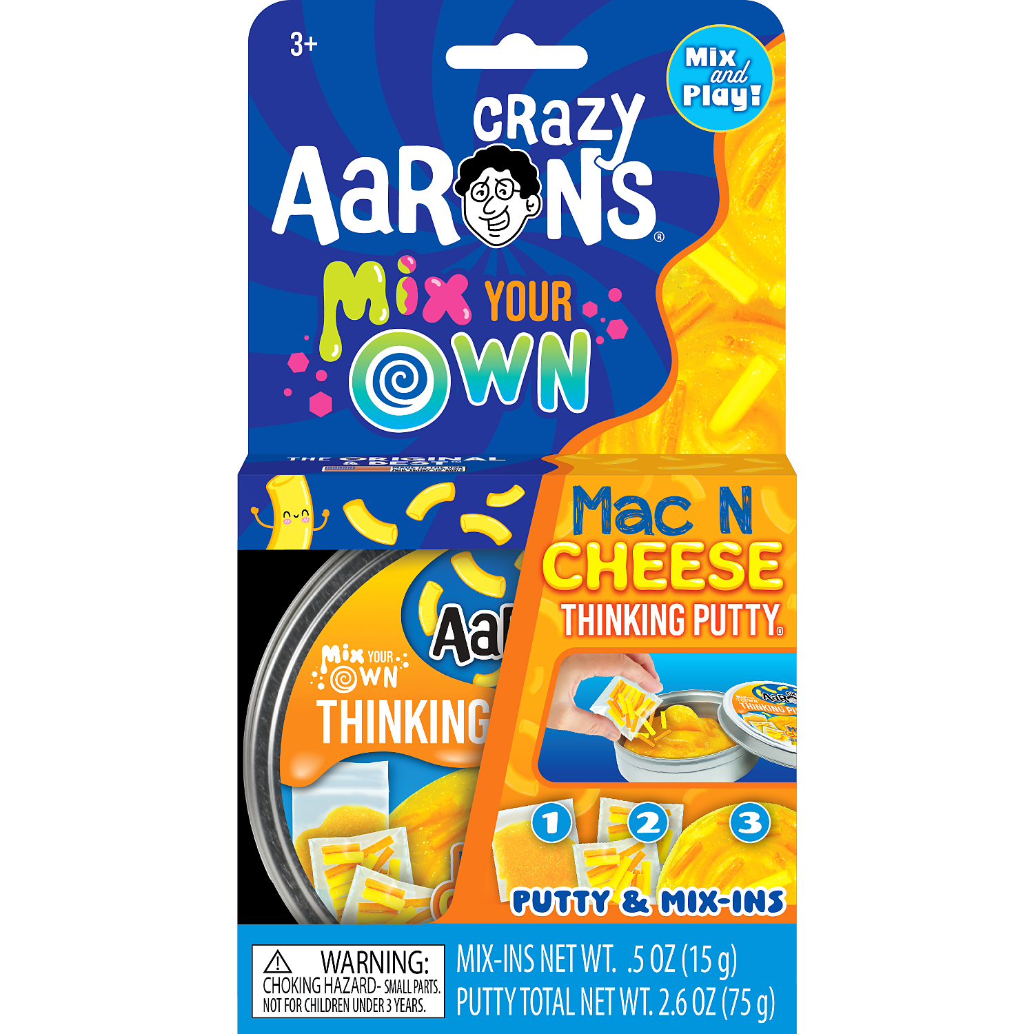 Crazy Aaron's - Mac & Cheese Mix Your Own Thinking Putty