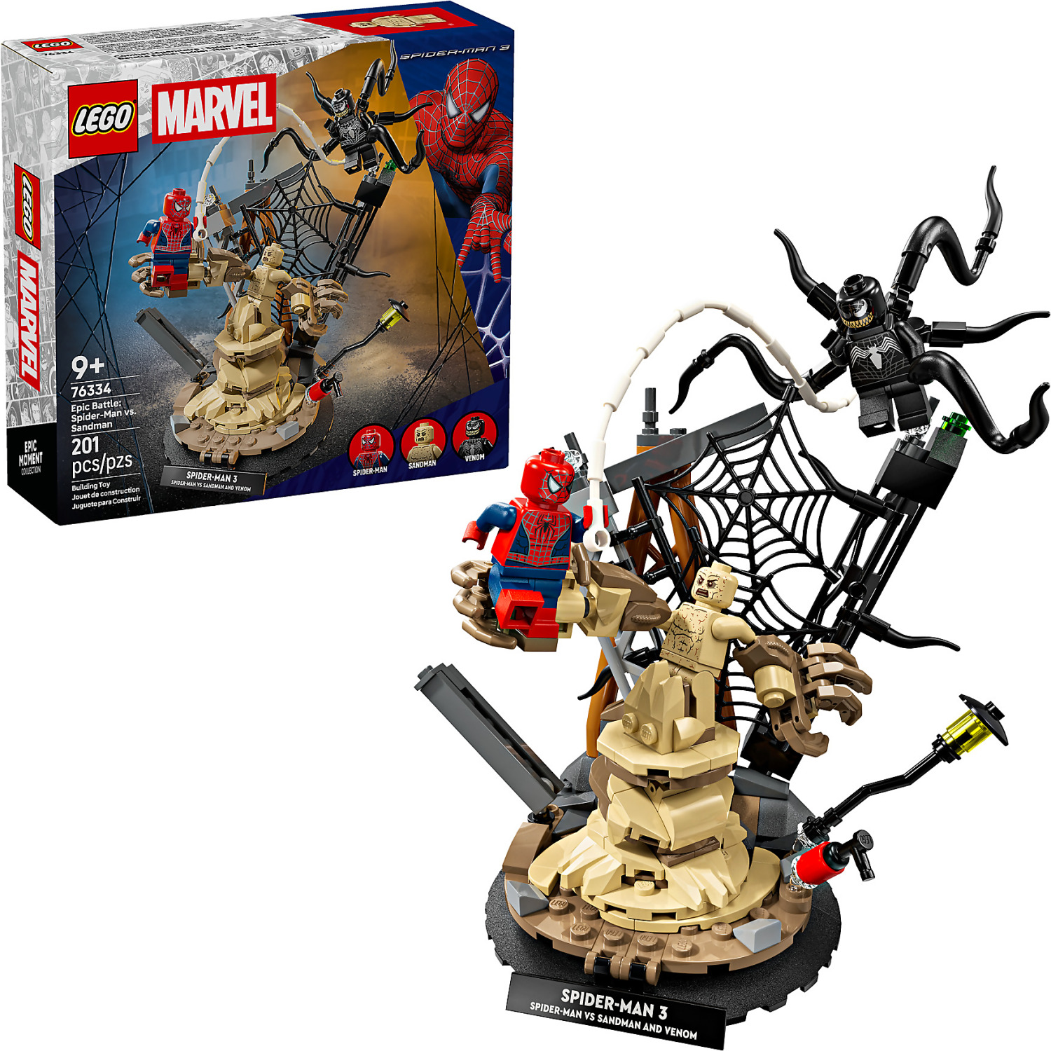LEGO 76334 Epic Battle: Spider-Man vs. Sandman - Marvel Super Heroes