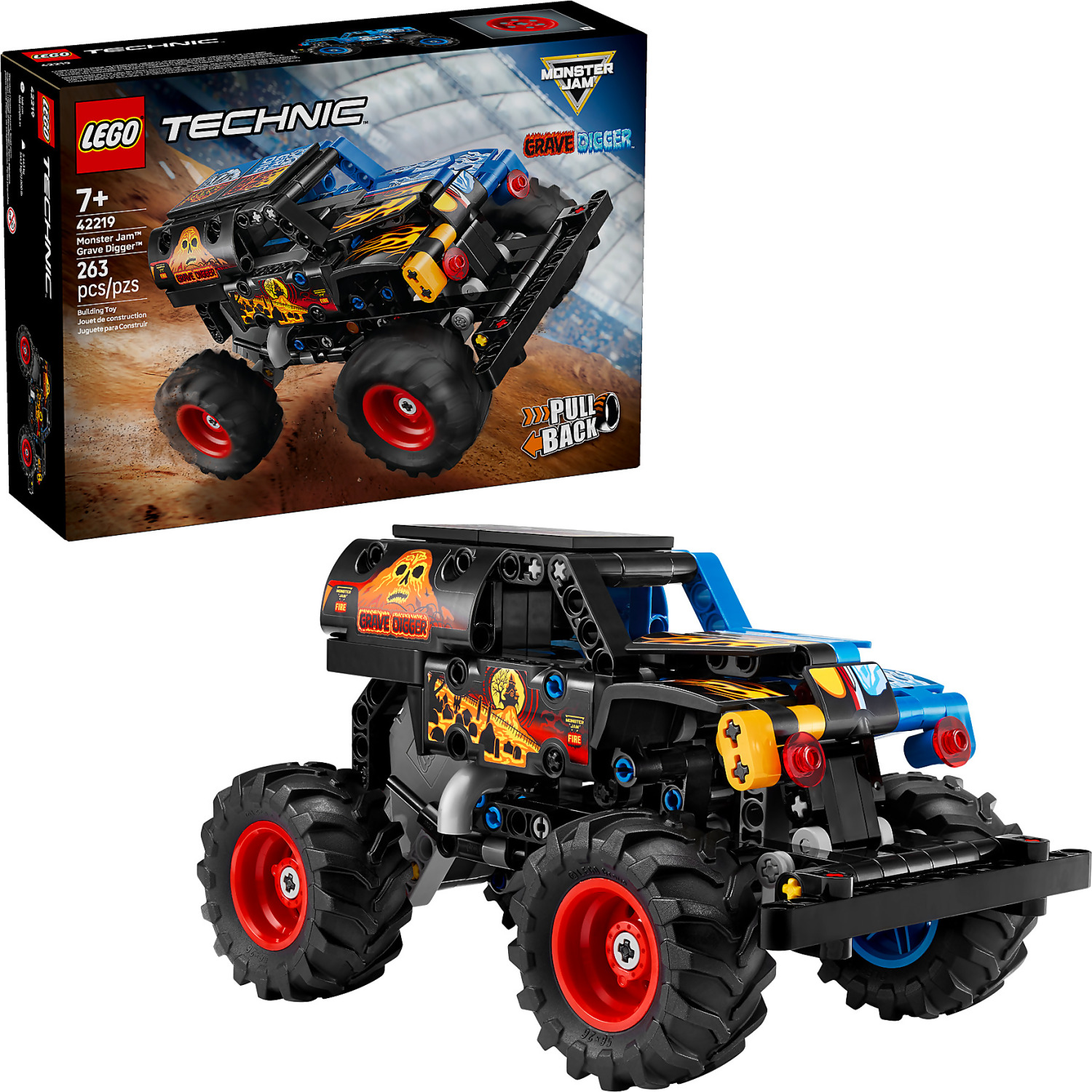 LEGO 42219 Monster Jam™ Grave Digger™ Fire and Ice - Technic