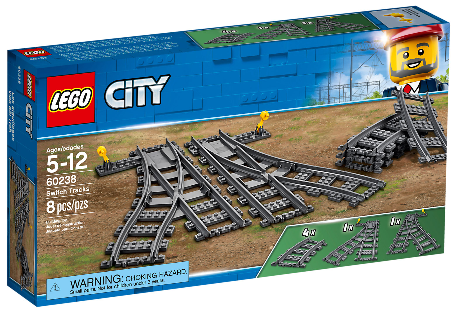 LEGO 60238 SWITCH TRACKS 2018 - City - BrickBuilder Australia LEGO SHOP